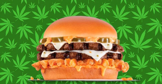 canabis hamburguesa