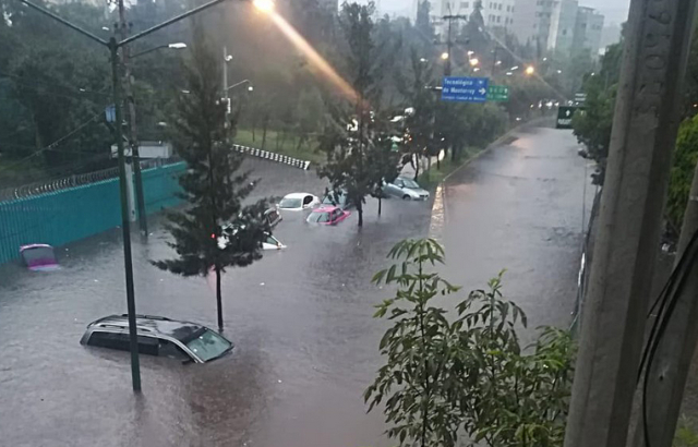 Inundación de coches