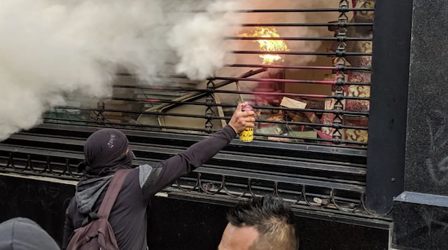Disturbios marcha Ayotzinapa