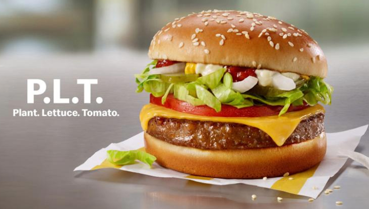McDonald’s sacará una hamburguesa vegana con carne de Beyond Meat