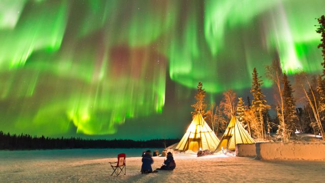 Aurora boreales en Canadá