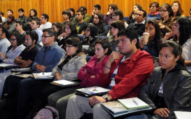  Imagen: Alumnos de la UNAM al interior de un auditorio, 29 de octubre de 2019 (Imagen: Especial)