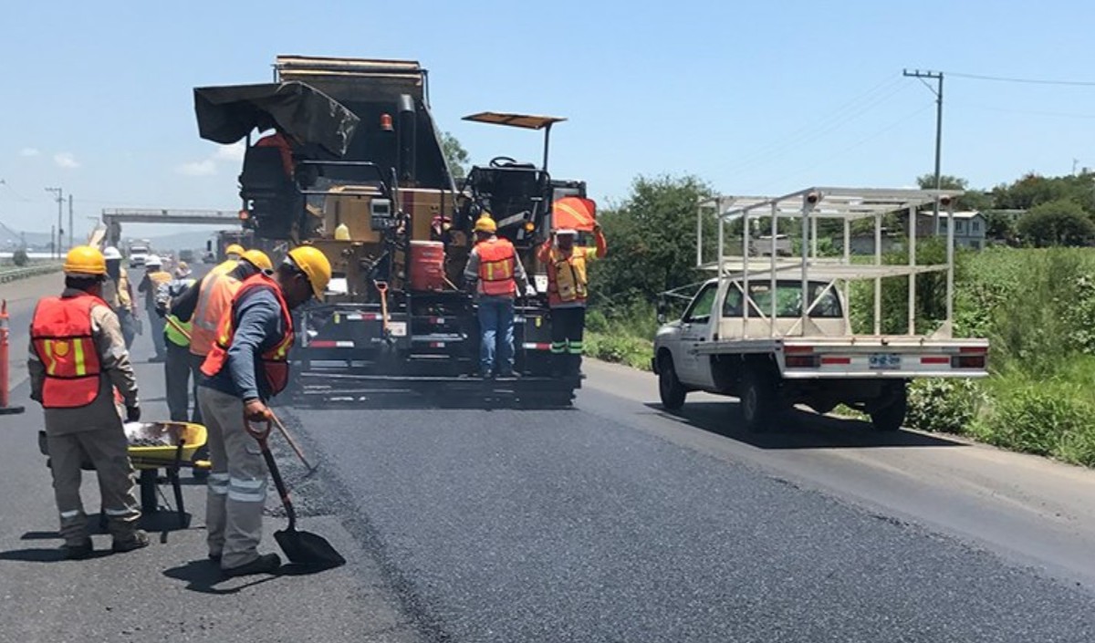 Imagen: Carretera hecha parcialmente con plástico reciclado es inaugurada en Guanajuato, 12 de noviembre de 2019 (Imagen: Especial)