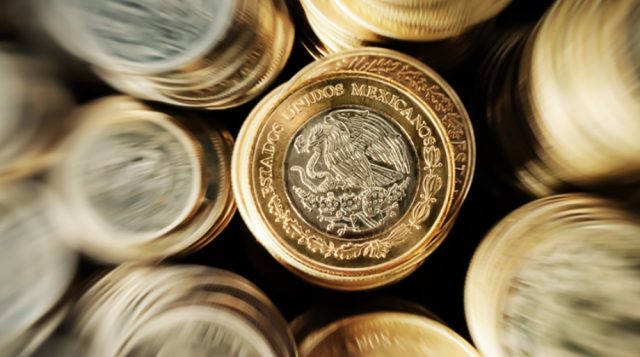 Monedas de 10 pesos mexicanos (Imagen: Especial)