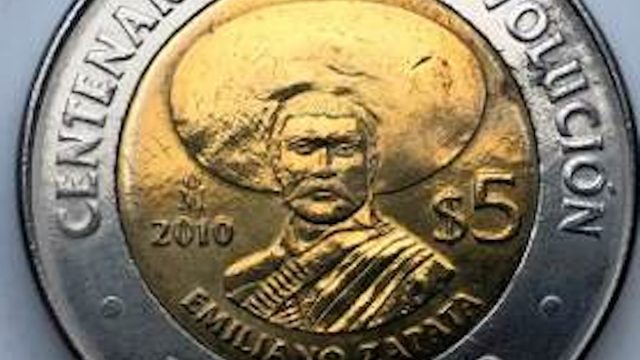 Monedas de colección, moneda, Emiliano, Zapata