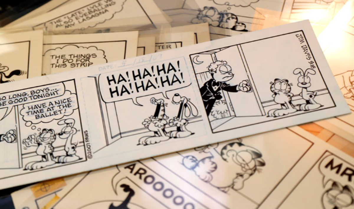 Subastan historietas de Garfield en 57 mil pesos cada una