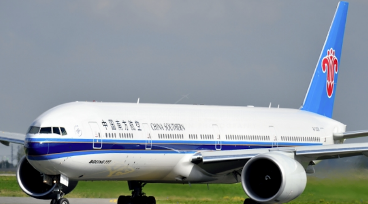 31 de enero 2020, China Southern Airlines