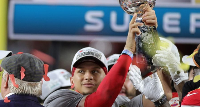 3 de febrero de 2020, Pat, Mahomes, MVP