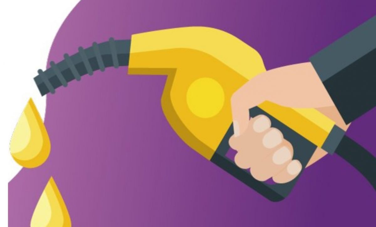 11 de febrero de 2020, ilustración del momento en que despachan gasolina (Imagen: Twitter @CRE_Mexico)