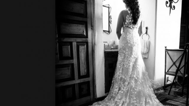 14 de febrero de 2020, vestido de novia (Imagen: Facebook MarLa Noriega)