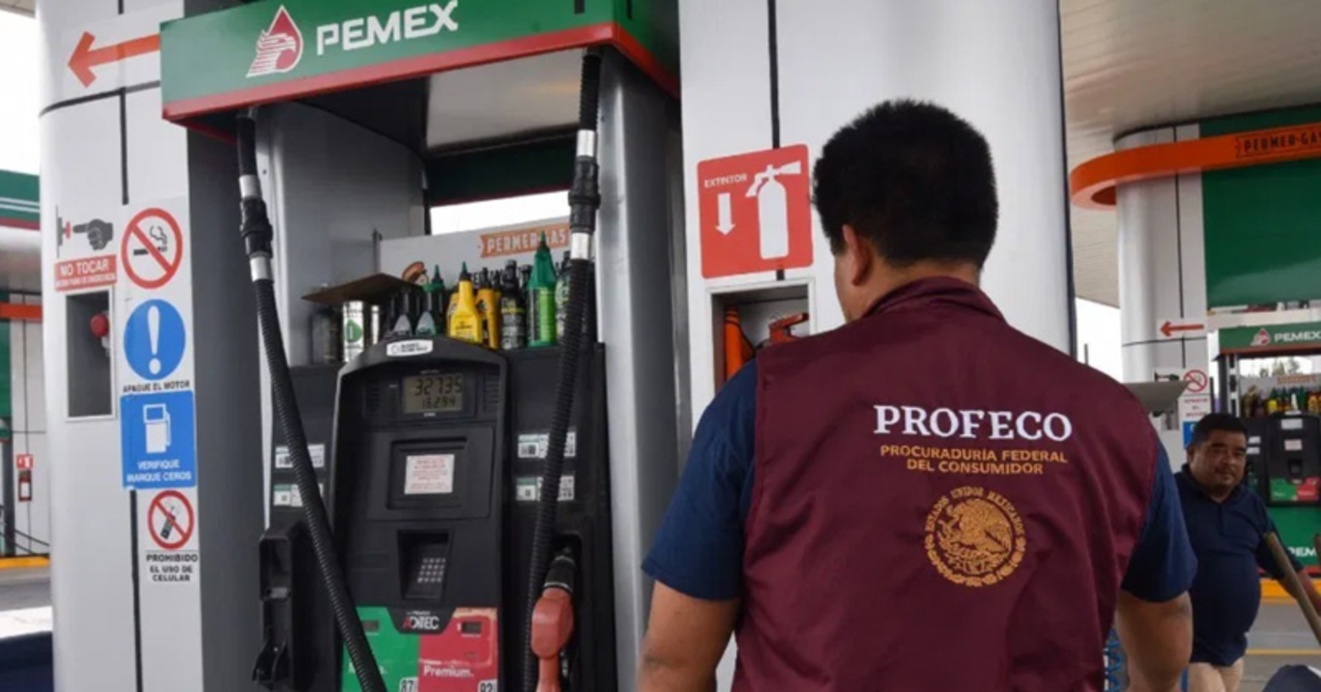 Estos son los precios promedio de las gasolinas anunciados por la Profeco