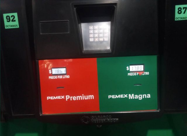 18 de marzo de 2020, precio de gasolina en la CDMX (Imagen: Twitter @davidhcastel)