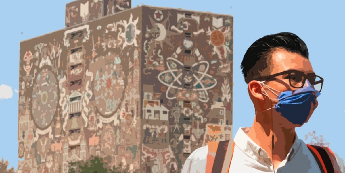 24 de marzo de 2020, Ciudad Universitaria de la UNAM, (Imagen: Twitter @SalaPrensaUNAM)