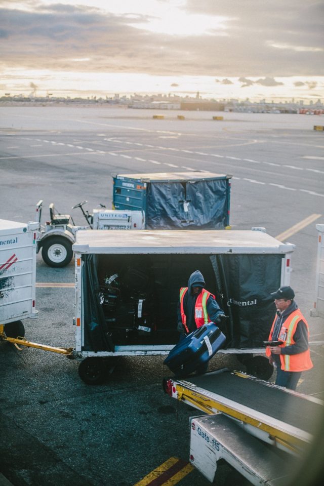 Trabajadores aeropuertos