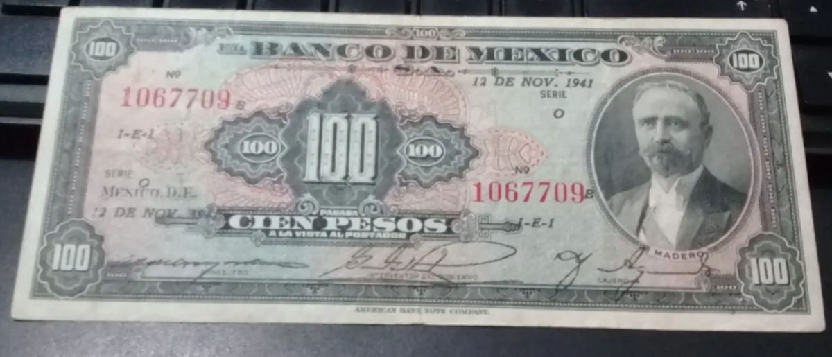 Billete de 100 Pesos, Billetes, Billetes de México, Dinero, 100 pesos