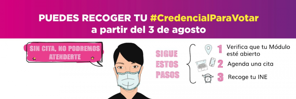 Te decimos cuáles son los módulos del INE donde puedes recoger tu credencial de elector