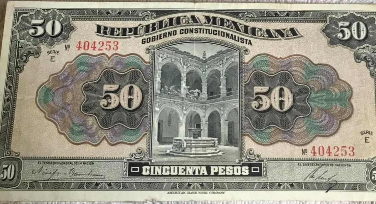 Este billete de $50 se vende en casi 3 mil 200 pesos por Internet