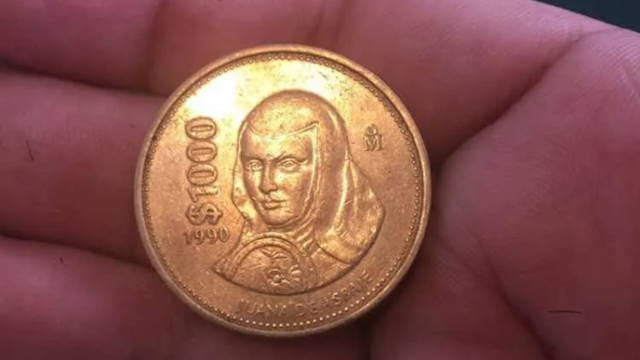Moneda de Sor Juana de Asbaje