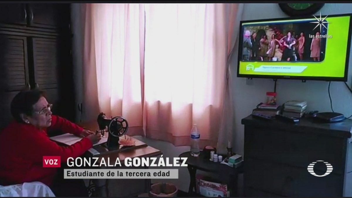 SEP e INEA podrían certificar adultos mayores que toman clases por televisión