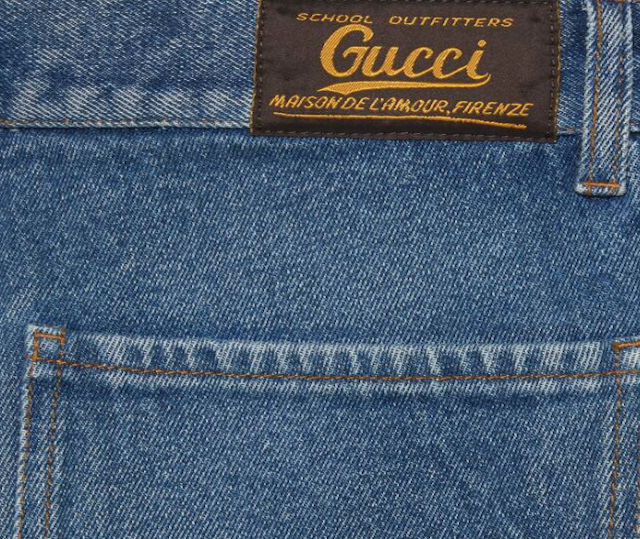 Tela mezclilla de Gucci (Imagen: Gucci)