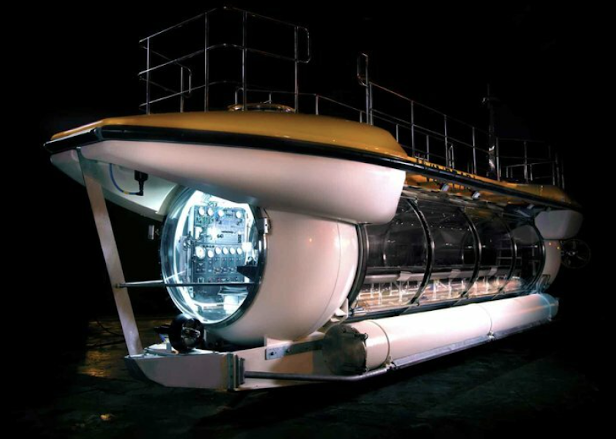 Submarino turístico (Imagen: Twitter @CIAzumanoTravel)