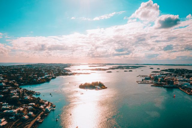 Vista aérea de Bermudas (Imagen: Unsplash)