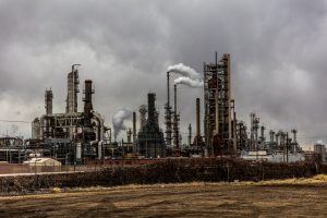 refinería, contaminación, t-mec