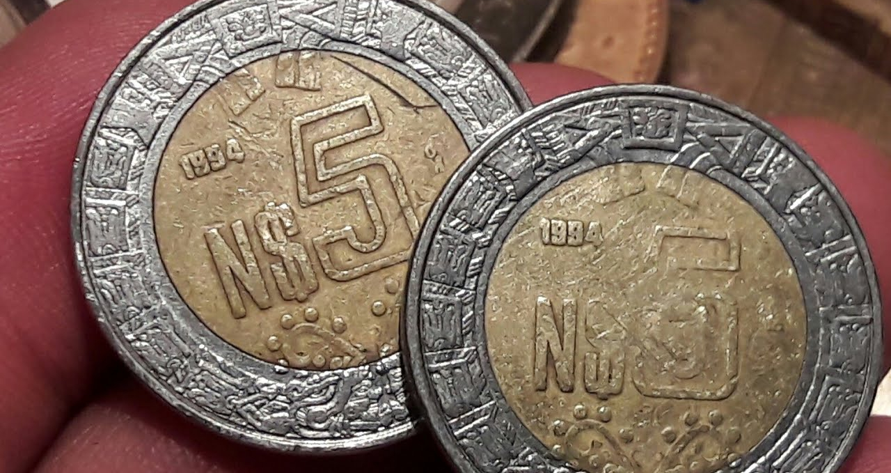 Esta moneda de 5 pesos se vende en miles de pesos en internet