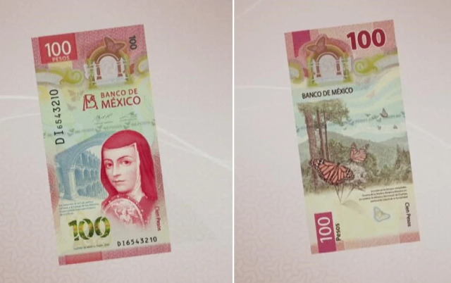 Nuevo Billete de 100 pesos