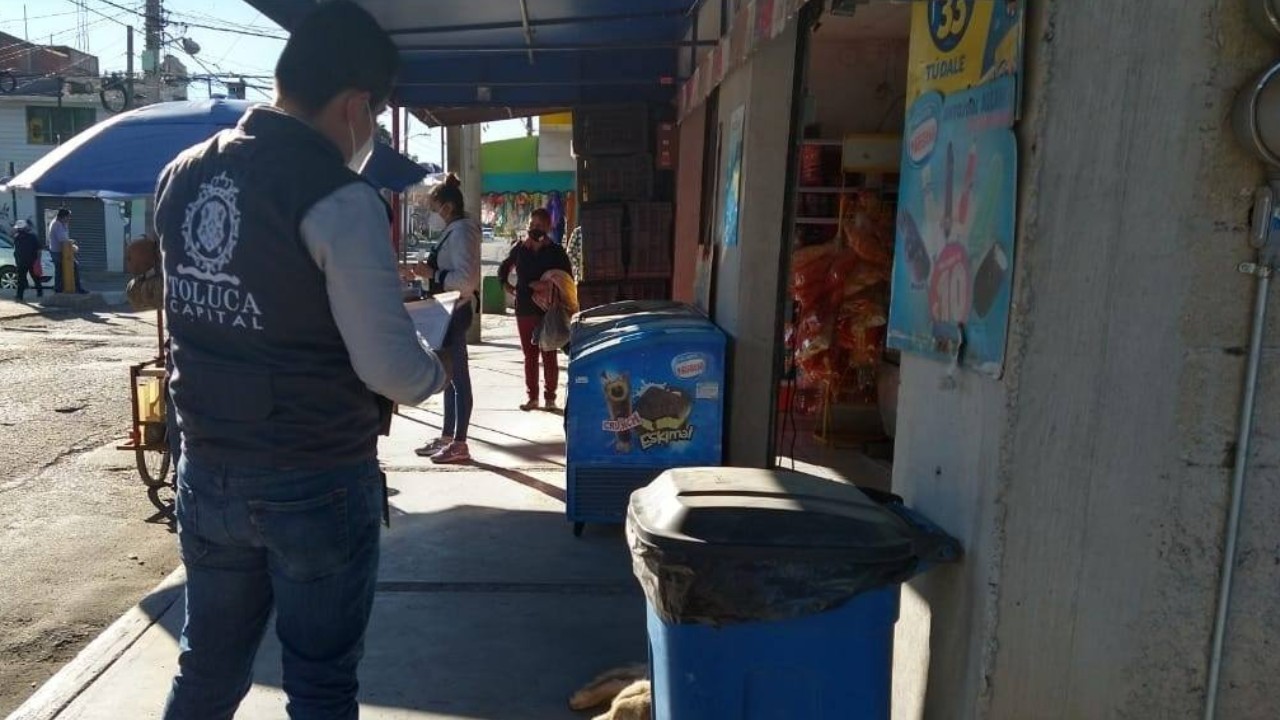 Declaran toque de queda en Toluca; comerciantes aceptan