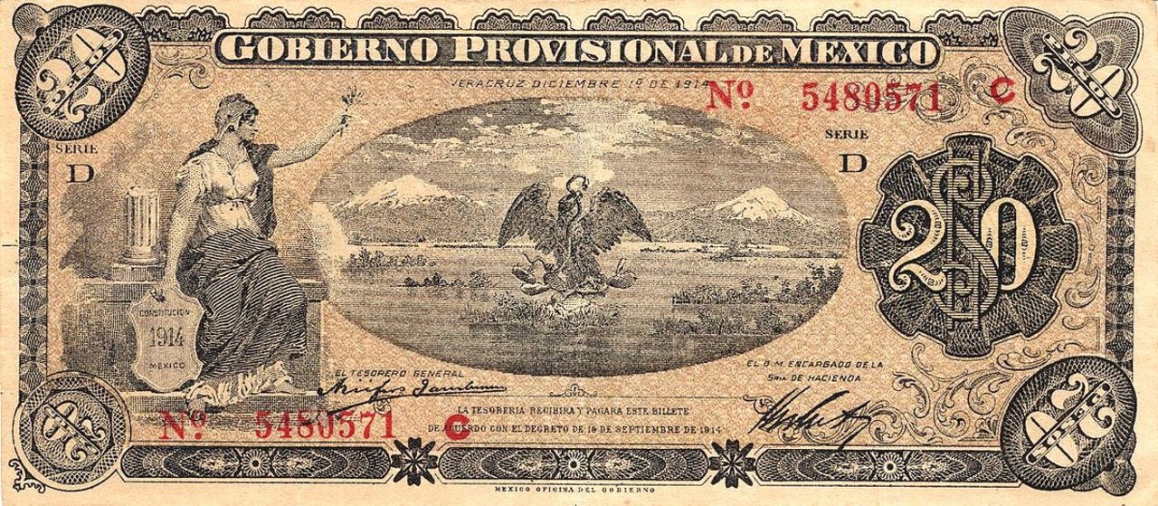 Este billete de la Revolución Mexicana se vende en miles de pesos