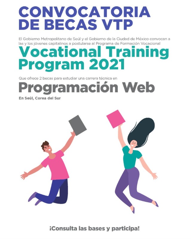 Así se dio a conocer la convocatoria de las Becas VTP 2021 a través de redes sociales