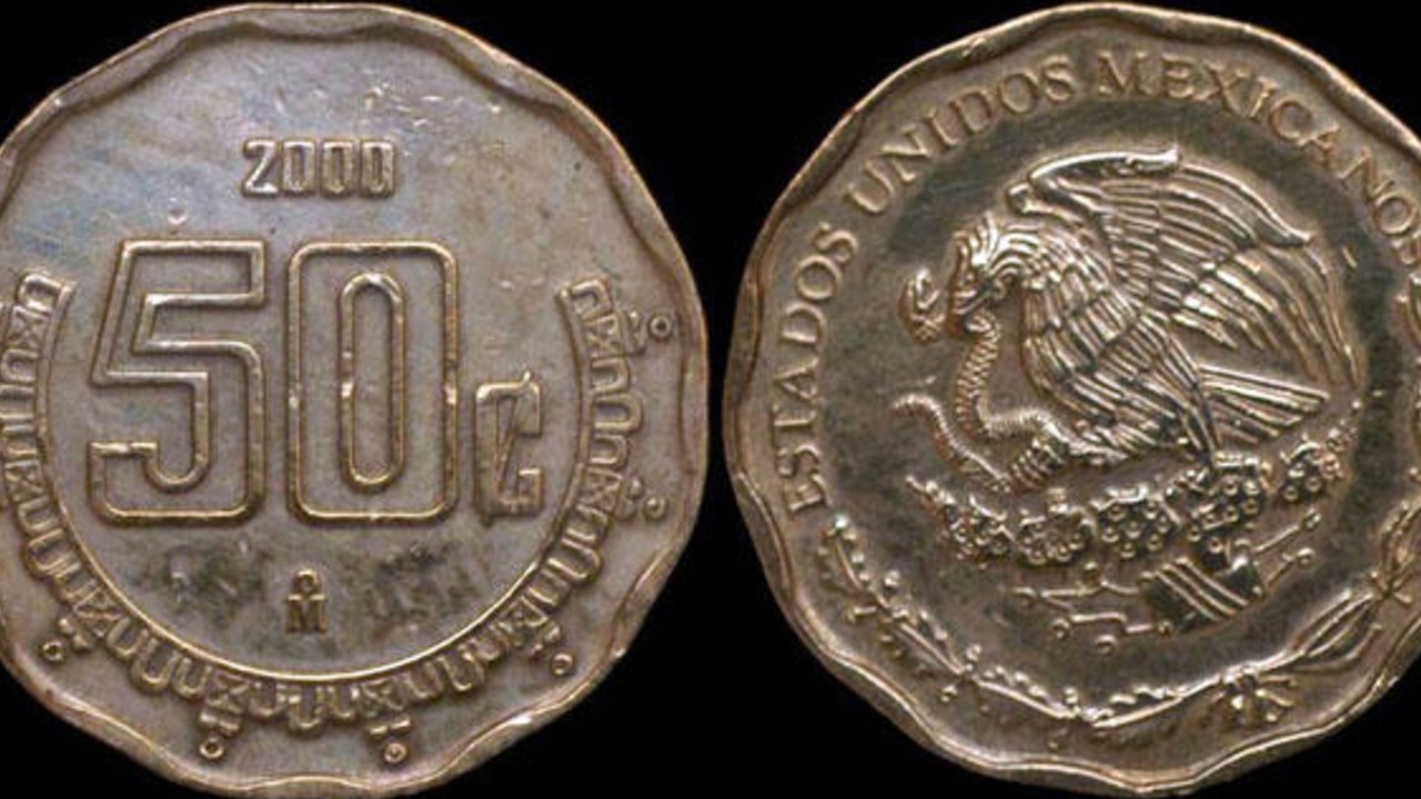 Moneda de 50 centavos se vende en casi 11 mil pesos