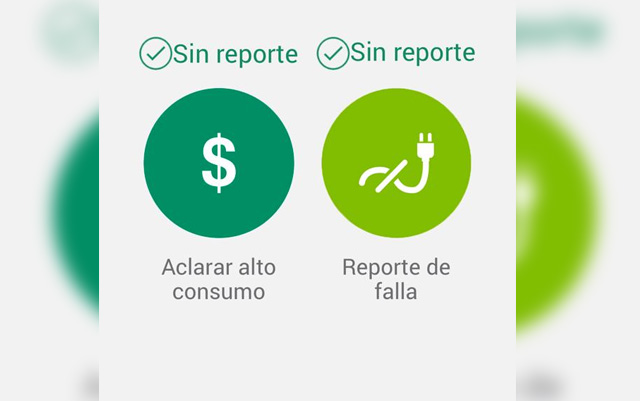 Reporte de luz