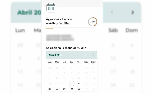 Elije la fecha de la cita