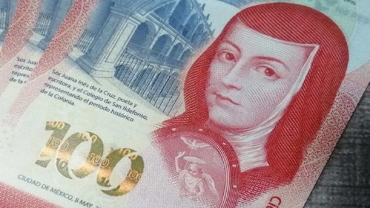 Este billete de 100 pesos con la imagen de Sor Juana se vende en internet en casi 5 mil pesos