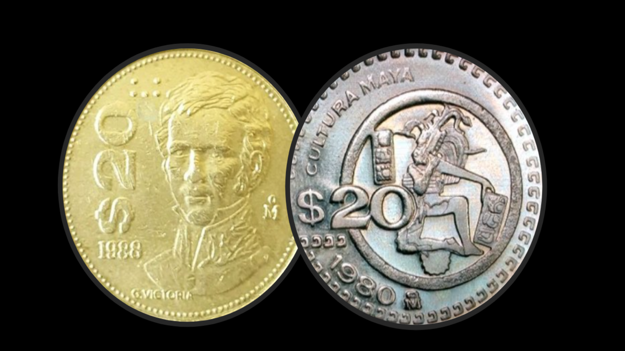Estas monedas de 20 pesos se venden juntas en casi 34 mil pesos