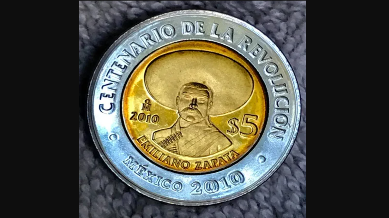 Moneda de 5 pesos se vende en casi 2 mil pesos