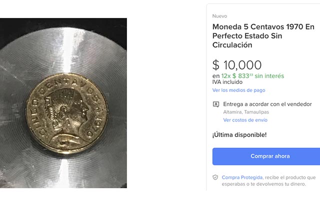 Monedas valiosas de mexico