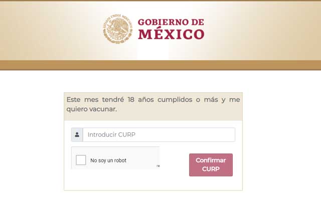 registro de vacuna