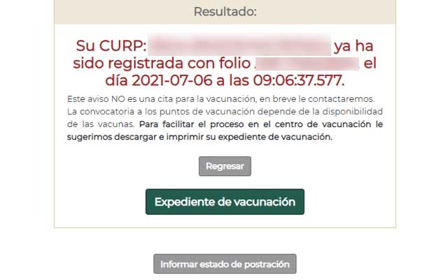 Folio de registro