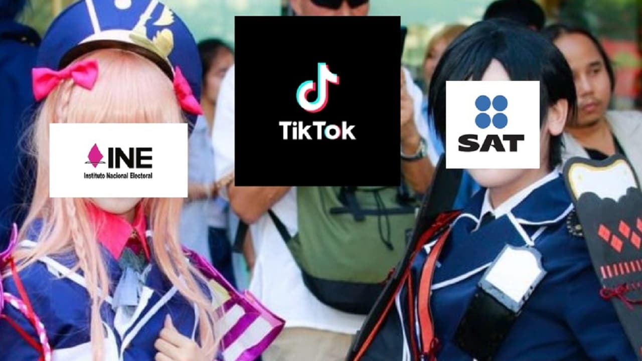 ¿SAT e INE publican contenido “otaku” en sus cuentas de TikTok?