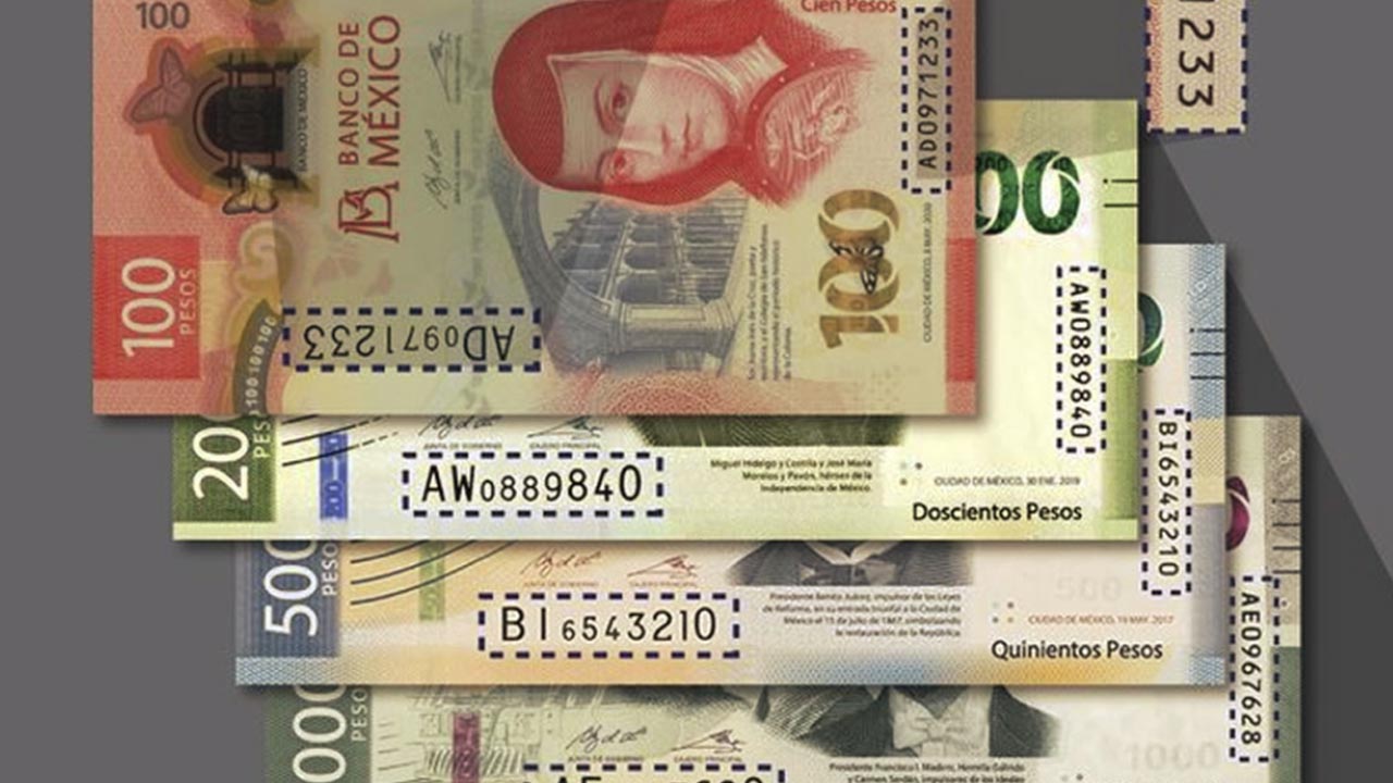 Por esta razón los billetes mexicanos son de diferente tamaño