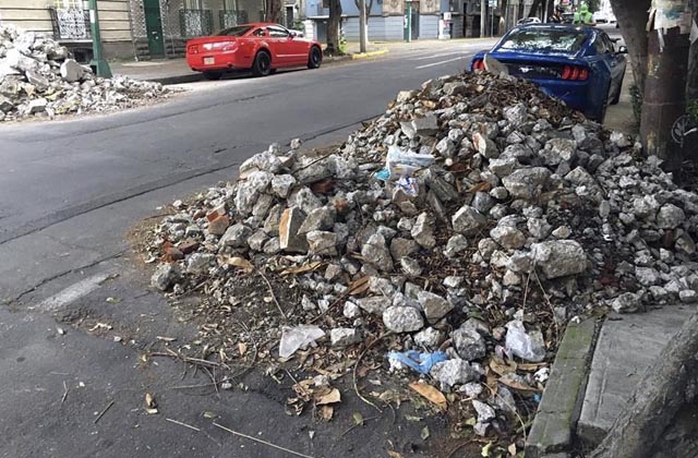 Castigo tirar cascajo