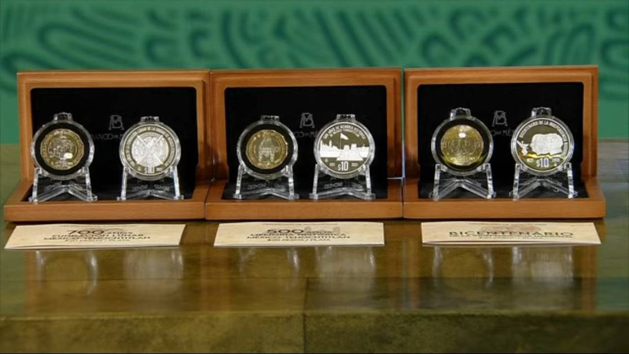 Banxico lanza seis monedas conmemorativas a la independencia de México