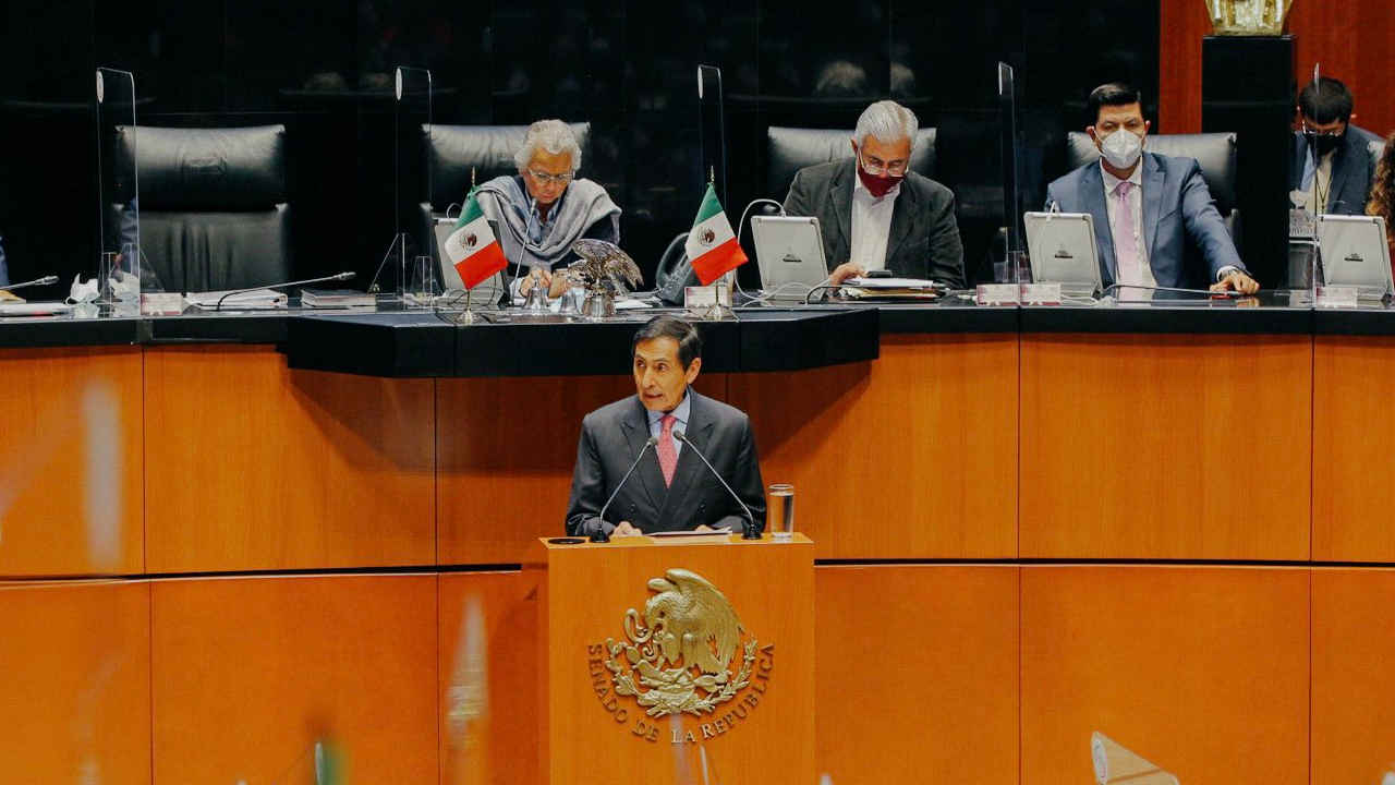 Ramírez de la O comparece ante el Senado: Analiza tercer informe de gobierno