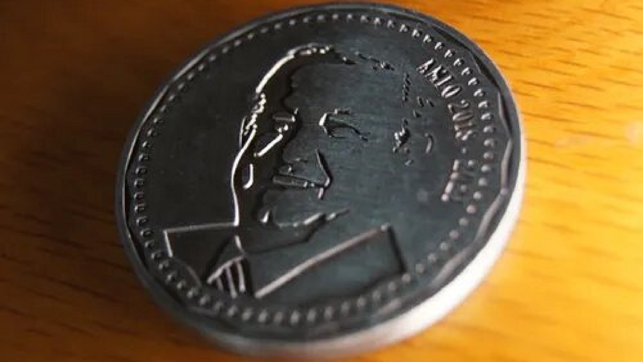 Características de la moneda de AMLO