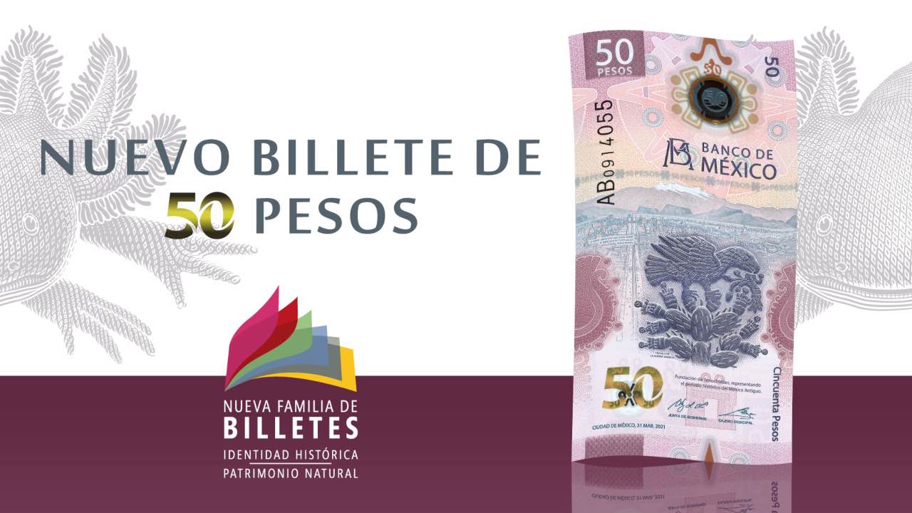 Nuevos billetes de 50 pesos ya comienzan a aumentar su valor en internet