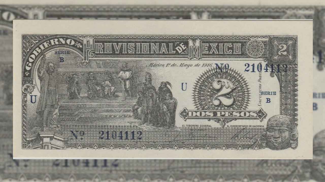 Este billete que se emitió en la Revolución Mexicana vale más de $4 mil pesos