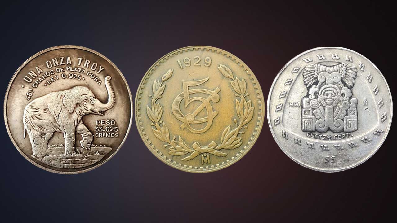 3 Monedas ‘raras’ de México que se venden en 5 mil 800 pesos en internet